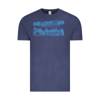 Vintage Denim collinwood mansion from dark shadows Vintage Tee - lanVoArt