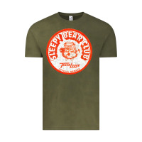 Vintage Olive sleepy bear club   70s thrift store aesthetic Vintage Tee - lanVoArt