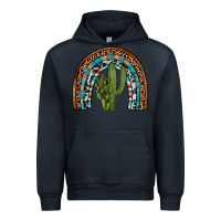 Navy revize cactus gemstone rainbow Urban Hoodie - Artiststas