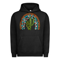 Pigment Black revize cactus gemstone rainbow Urban Hoodie - Artiststas