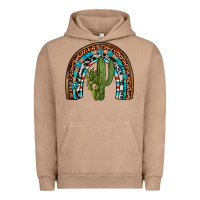 Pigment Burro revize cactus gemstone rainbow Urban Hoodie - Artiststas