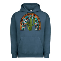 Pigment Midnight Navy revize cactus gemstone rainbow Urban Hoodie - Artiststas