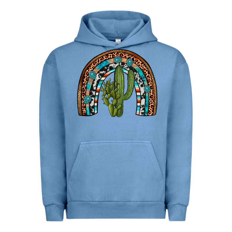 Revize Cactus Gemstone Rainbow Urban Hoodie by Artiststas | Teevron