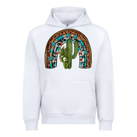 White revize cactus gemstone rainbow Urban Hoodie - Artiststas
