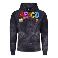 Cloud Black abcd back to school Vintage Hoodie - NancyCooperArtShop