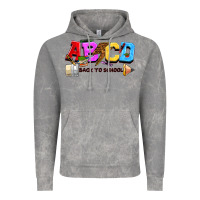Cloud Rock abcd back to school Vintage Hoodie - NancyCooperArtShop