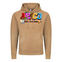 Vintage Camel abcd back to school Vintage Hoodie - NancyCooperArtShop