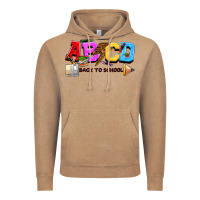 Vintage Coffee abcd back to school Vintage Hoodie - NancyCooperArtShop