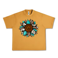 Peanut Butter sunflower cowhide Urban Heavy Tee - JahusDesignShop