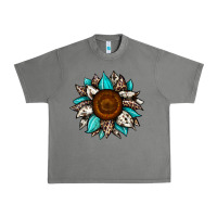 Tornado sunflower cowhide Urban Heavy Tee - JahusDesignShop