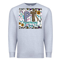 Heather Grey pt physical therapist Premium Sweatshirt - CowhideDigitalArt