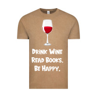Vintage Coffee drink wine, read books, be happy Vintage Tee - Bettercallsaul