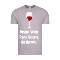 Vintage Zinc drink wine, read books, be happy Vintage Tee - Bettercallsaul