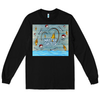 Black master baiter Long Sleeve Tee - TumblerDesignByShophia
