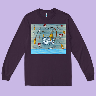 Master Baiter Long Sleeve Tee Designed By Tumblerdesignbyshophia