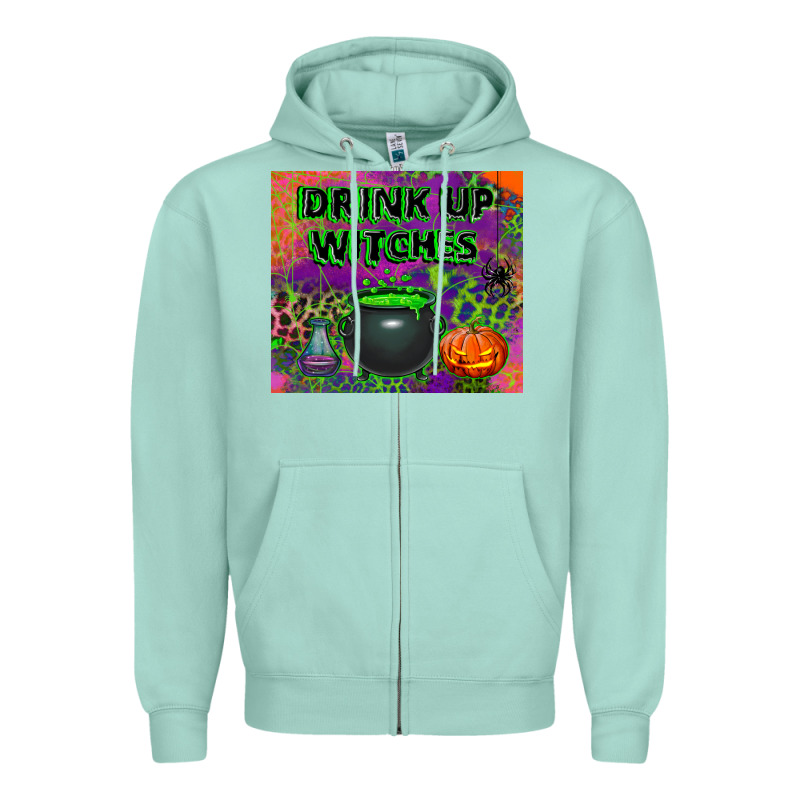 Drink Up Witches Tumbler Zipper Hoodie by BundleAndBundleShop | Teevron