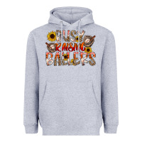 Heather Grey Busy Raising Ballers Heavyweight Hoodie - CowhideDigitalArt