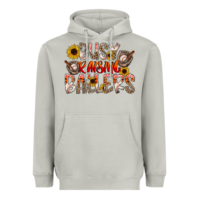 Busy Raising Ballers Heavyweight Hoodie by CowhideDigitalArt | Teevron