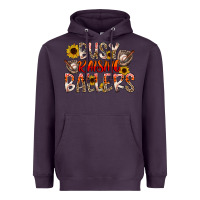 Plum Busy Raising Ballers Heavyweight Hoodie - CowhideDigitalArt