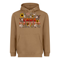 Toasted Coconut Busy Raising Ballers Heavyweight Hoodie - CowhideDigitalArt
