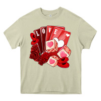 Mossy valentines day feeling lucky Heavy Core Tee - NancyCooperArtShop