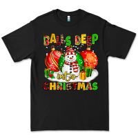 Black Balls Deep Into Christmas Premium Tee - MaliasSmallBusiness