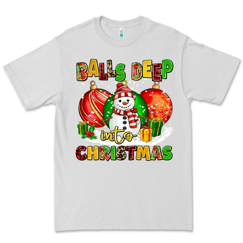 Balls Deep Into Christmas Premium Tee by MaliasSmallBusiness | Teevron