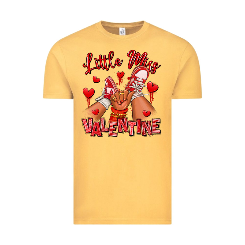 Little Miss Valentine Afro Kid Sneakers Vintage Tee by RanaPortraitStore | Teevron