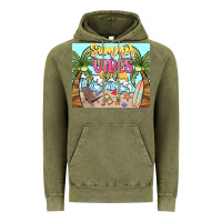 Vintage Olive summer vibes Vintage Hoodie - NancyCooperArtShop