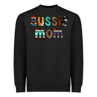 Black Aussie mom Heavyweight Sweatshirt - CowCowDesign