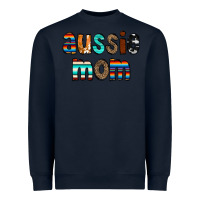 Navy Aussie mom Heavyweight Sweatshirt - CowCowDesign