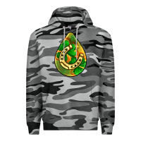 Slate Camo st.patrick's teardrop earrings Premium Hoodie - FaDigitalArtStudio