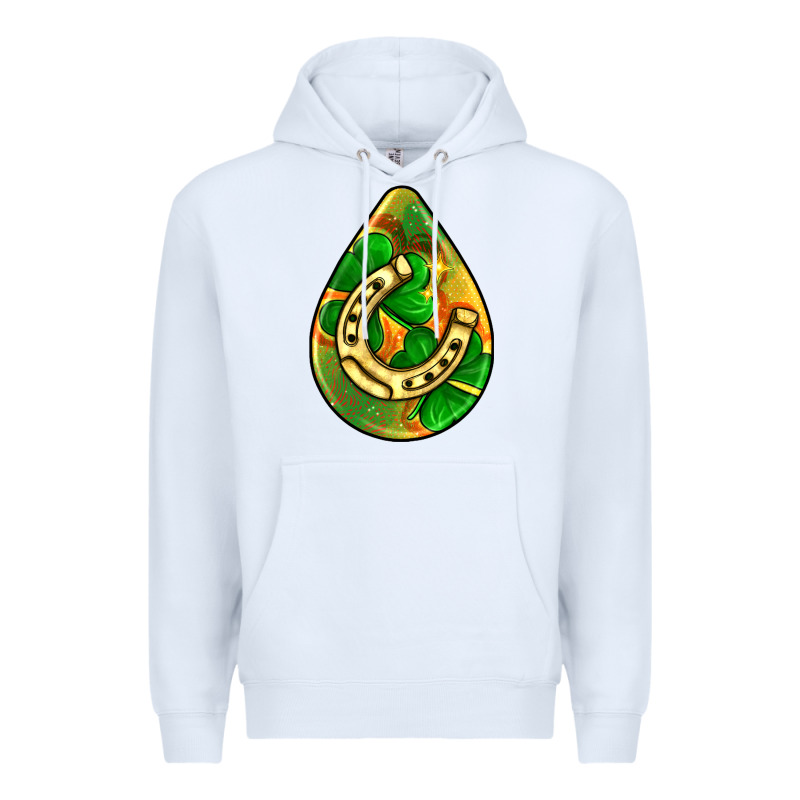St.patrick's Teardrop Earrings Premium Hoodie by FaDigitalArtStudio | Teevron
