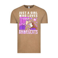 Vintage Coffee anime cat anime stuff Vintage Tee - lanVoArt