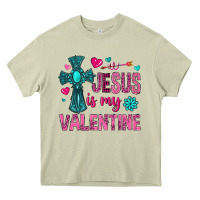 Mossy jesus is my valentine Heavy Core Tee - NancyCooperArtShop