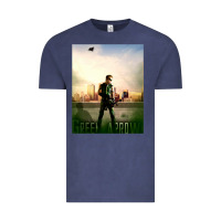 Vintage Denim green arrow Vintage Tee - lanVoArt