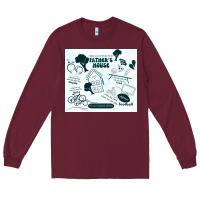 Burgundy father's house Long Sleeve Tee - TumblerDesignByShophia