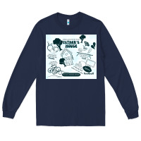 Navy father's house Long Sleeve Tee - TumblerDesignByShophia