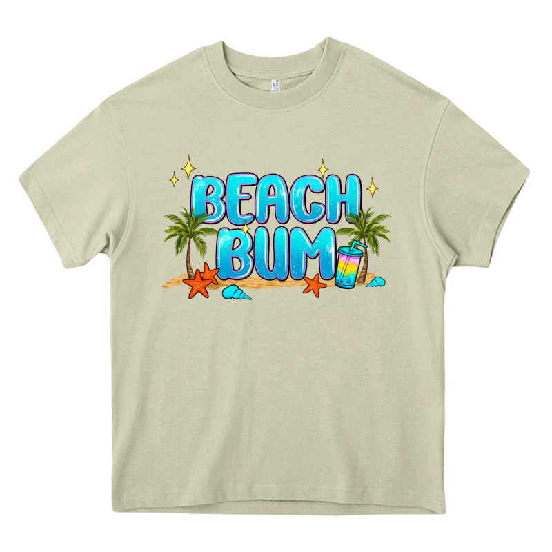 Beach Bum Heavy Core Tee by JahusDesignShop | Teevron