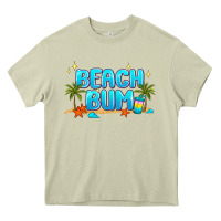 Mossy beach bum Heavy Core Tee - JahusDesignShop