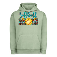 Pigment Oil Green western leopard  sunflowers glitter mom softball Urban Hoodie - Artiststas