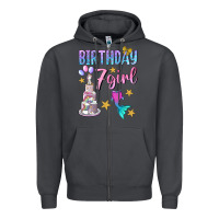 Smoke birthday girl 7 Zipper Hoodie - BundleAndBundleShop