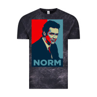 Cloud Black norm macdonald political poster Vintage Tee - lanVoArt