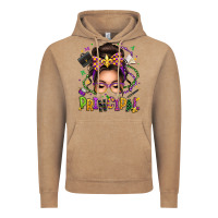 Vintage Coffee mardi gras principal caucasian messy bun Vintage Hoodie - texasbilliewilder