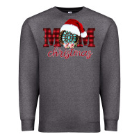 Charcoal Heather mom Christmas Premium Sweatshirt - CowhideDigitalArt