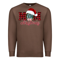 Chestnut mom Christmas Premium Sweatshirt - CowhideDigitalArt