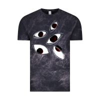 Cloud Black weirdcore staring Vintage Tee - lanVoArt