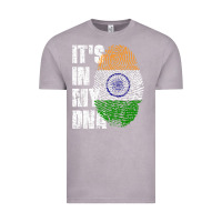 Vintage Zinc IT'S IN MY DNA India Flag Indian Vintage Tee - lanVoArt