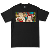 Black Charolais bull and calf Premium Tee - RanaPortraitStore