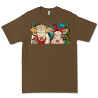 Cacao Charolais bull and calf Premium Tee - RanaPortraitStore